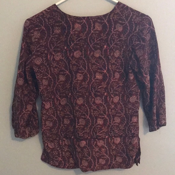 Vintage Floral Blouse - Picture 2 of 3